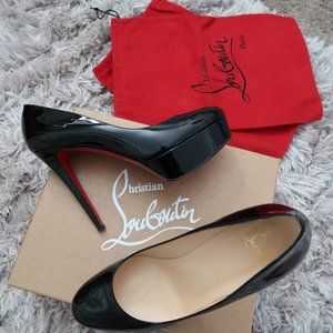 Christian Louboutin Black Patent Shoes